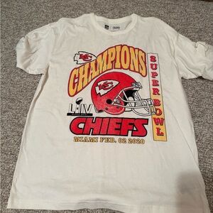 NFL Kansas City Chiefs White Red Yellow Champions Tee